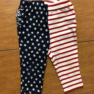 Old Navy Sz 6-12 Mon Ms Flag Print Crop Leggings